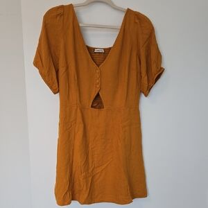 Abercrombie Short Sleeve V-Neck Mini Dress